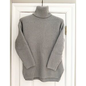 Soft chunky turtleneck sweater